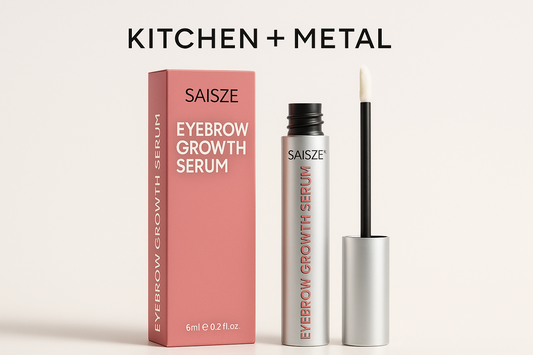 The Complete Guide to Natural Eyebrow Growth: Transform Your Brows with SAISZE Serum | Kitchen + Metal