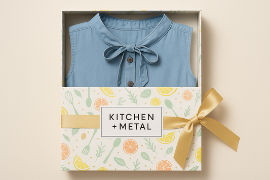 Chambray Tiered Sleeveless Ruffled Babydoll Dress | Apparel | Kitchen + Metal