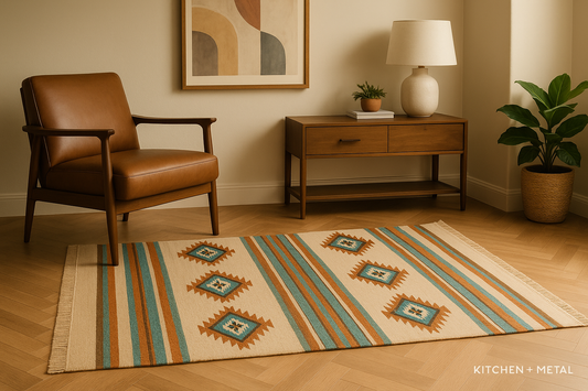 Bizalú Eyes Native Wool Rug | Home Decor | Kitchen + Metal