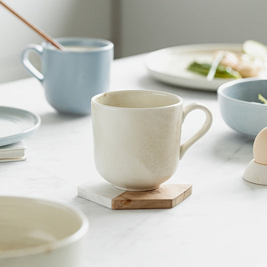 Japanese Style Blue White Dinnerware Set with Spoon