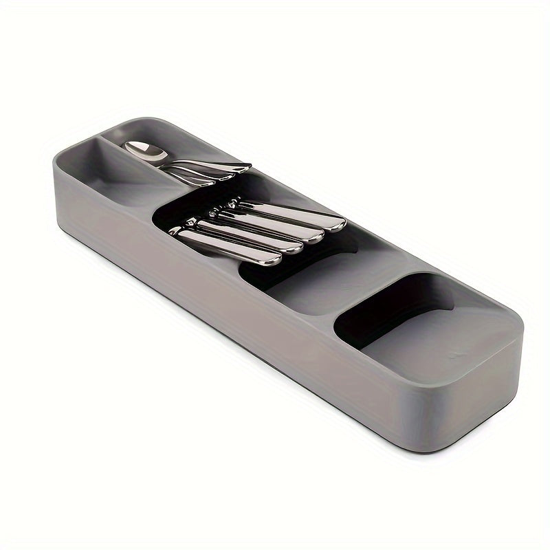 1pc Multifunctional Utensil Tray - Knife & Fork Divider Organizer for
