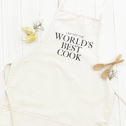 World's Best Cook (NOT) - Women's Apron | Aprons | Kitchen + Metal