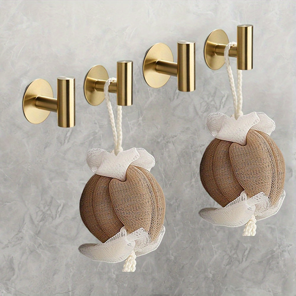 Set of Modern Metal SelfAdhesive Towel Hooks