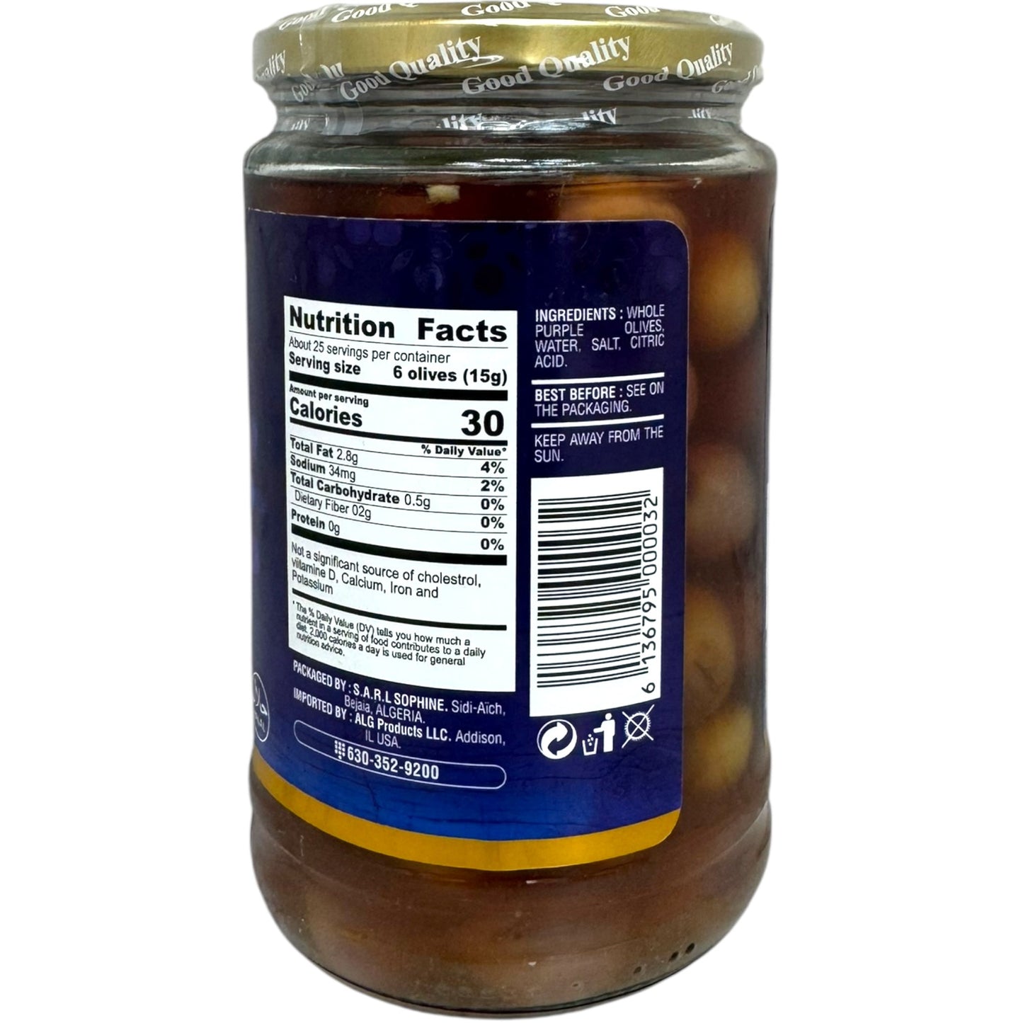 Premium Purple Olives - High-Quality Mediterranean Delicacy from ALBASHA Store