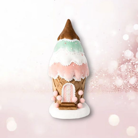 18 Ice Cream Gingerbread House