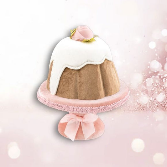 9" Cake with cing Ornament