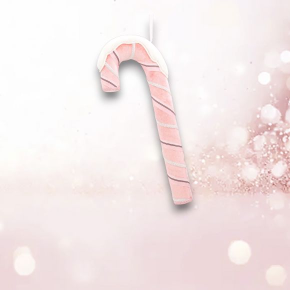 22" Pink Gingerbread Candy Cane