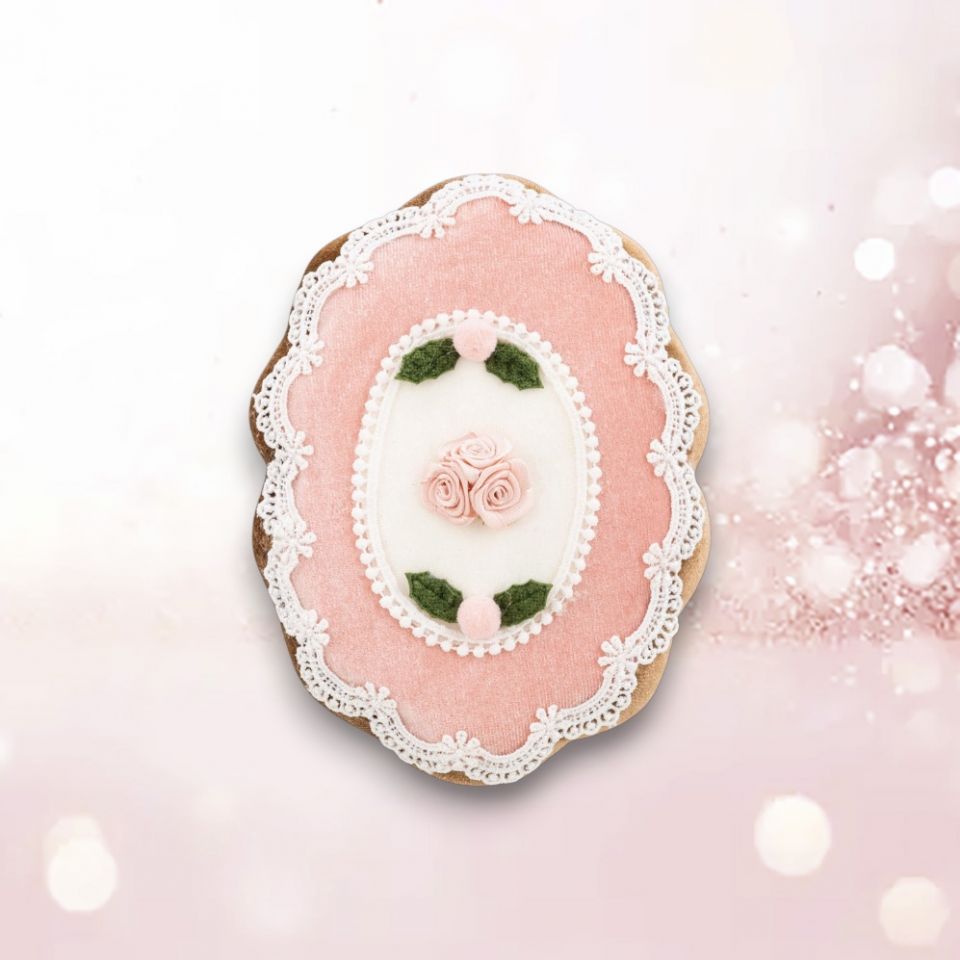 7.5" Gingerbread Frame Ornament