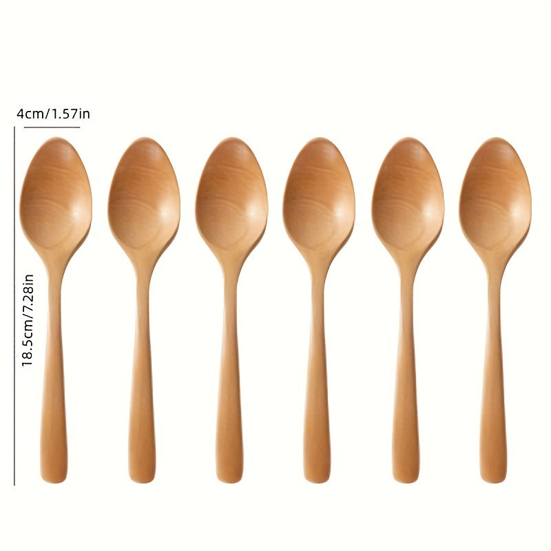 Set of 36 NonStick Wooden Spoons for Cooking