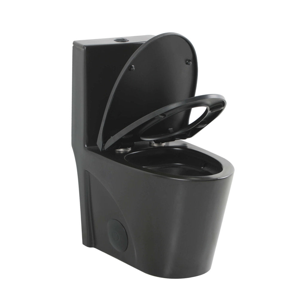 Fine Fixtures MOTB7 Dual Flush One-Piece Toilet – Glossy Biscuit | GS Design Center NJ