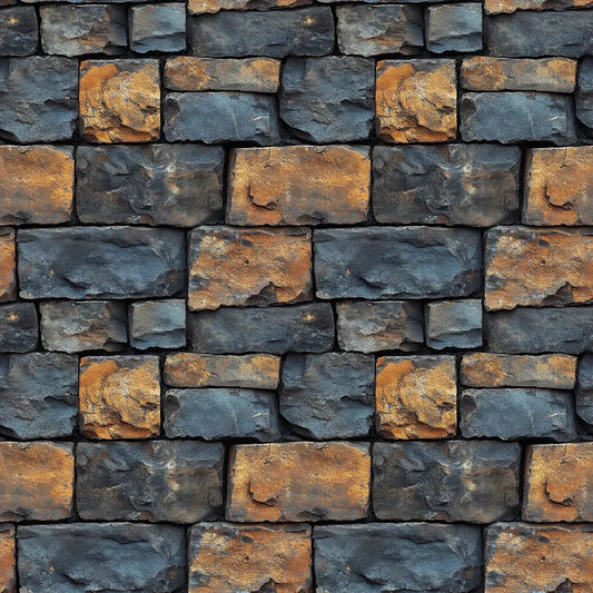 Cobalt & Clay Stacked Stone
