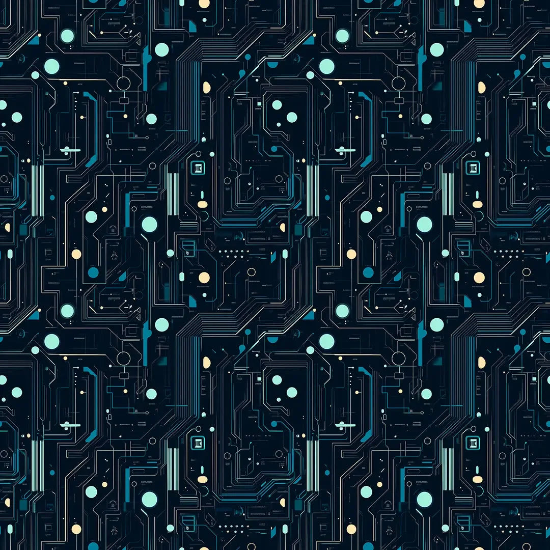 Digital Nexus Blueprint Wallpaper