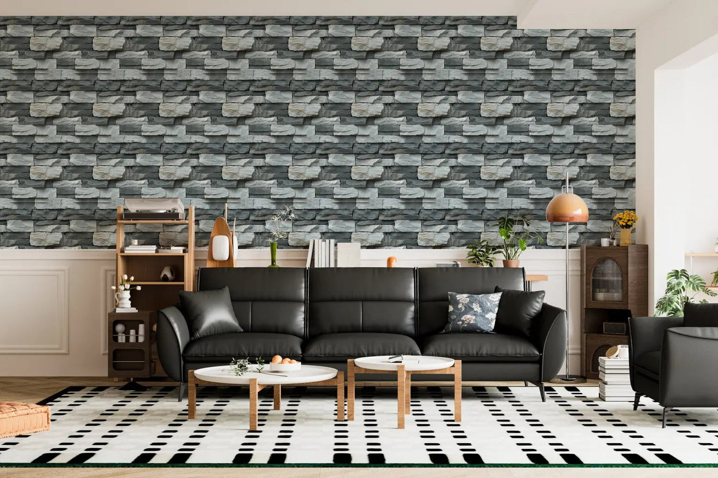 Ascot Grey Stone Ledge Wall
