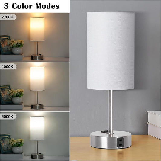 Table Lamp for Bedroom Set of 2, Bedside Small Lamps with 3 Way | Lighting | Kitchen + Metal