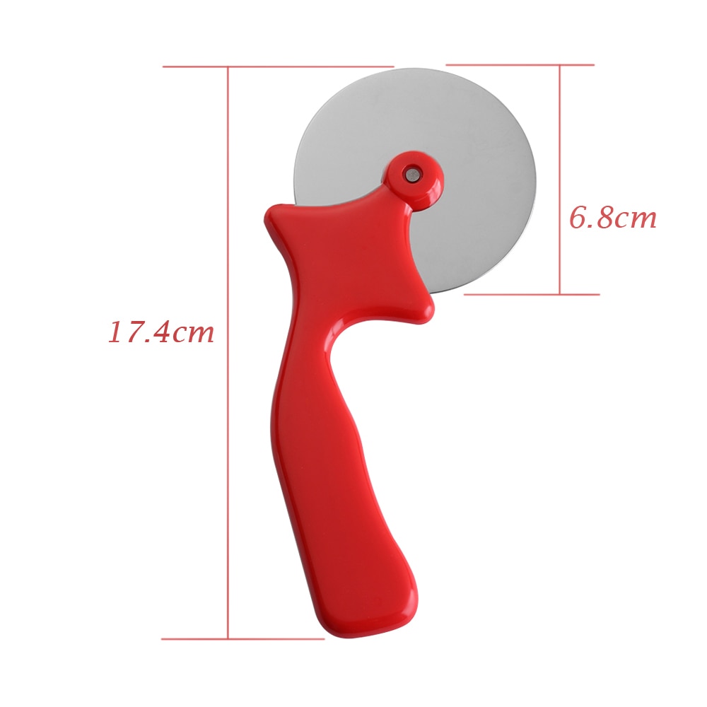 1 PCS Stainless Steel Pizza Knife Rotary Cake