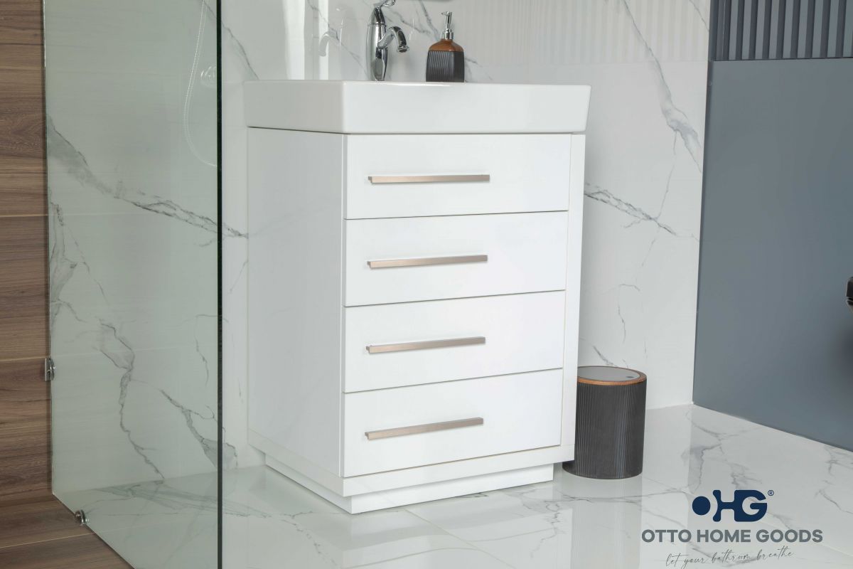 Adora 24" White Bathroom Cabinet