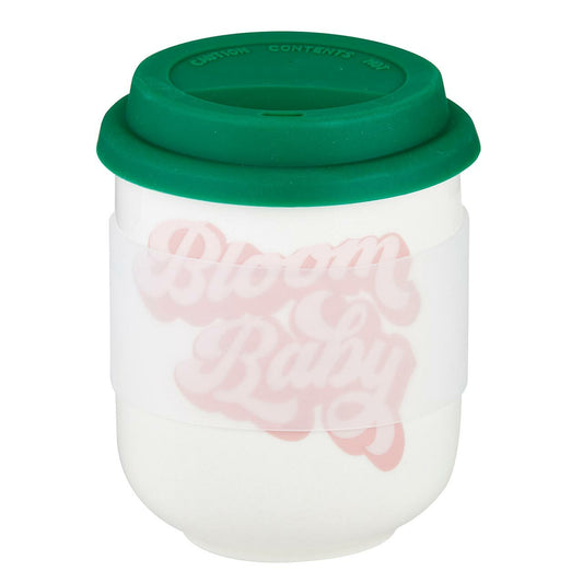 Bloom Baby Ceramic To Go Mug | Holds 16 oz. | Eco Mug with Silicone