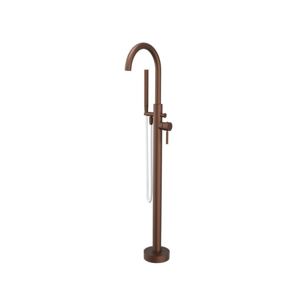 Flusso 100.1170 Freestanding Floor Mount Bathtub/Tub Filler With Hand Shower