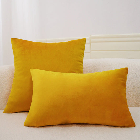 2-Piece Coordinated Pillow Cover & Insert Bundle – Throw Pillow Covers AND Inserts with matching color with size of of 18"x18" and 12"x20" – Fancy...