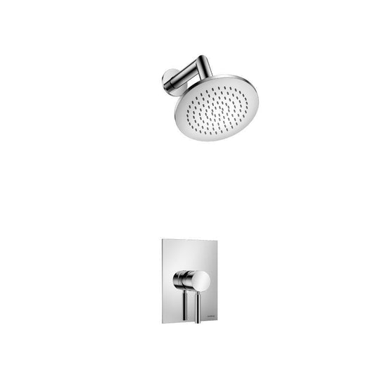 Flusso 100.3050 Single Output Shower Set With Brass Shower Head & Arm