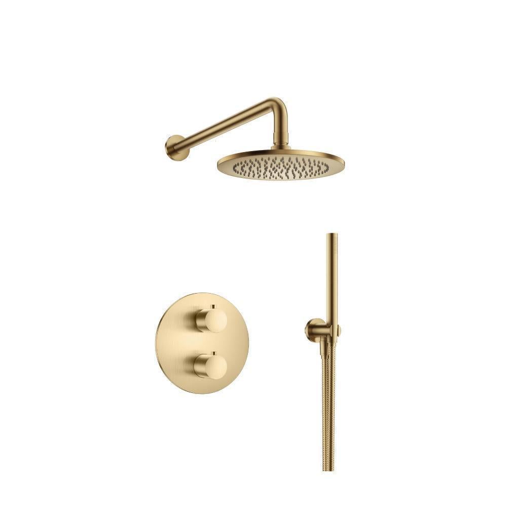Flusso 100.7060 Two Output Shower Set With Shower Head And Hand Held