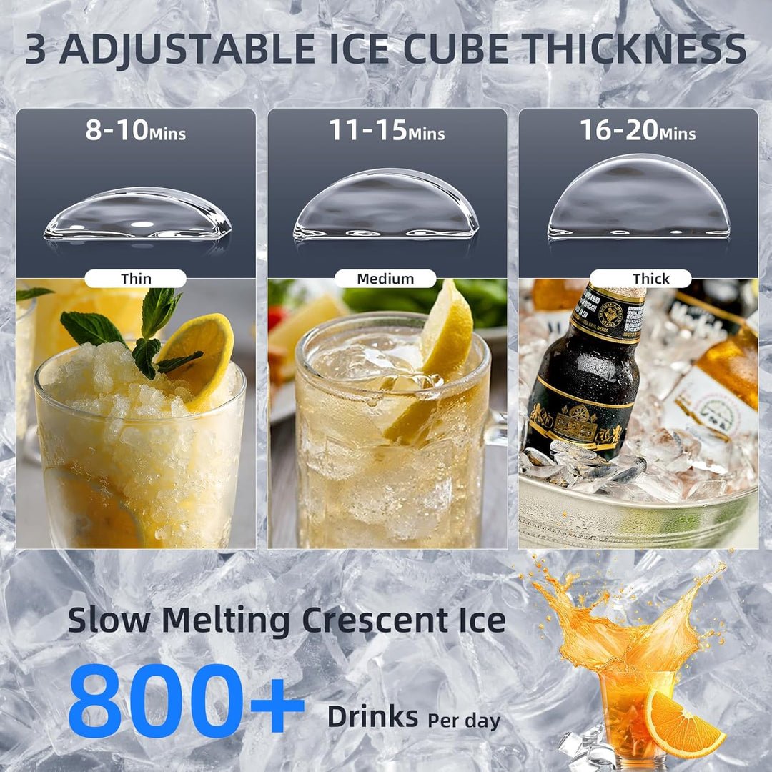 100LBS/200LBS/265LBS Freestanding Commercial Ice Maker Z5845A