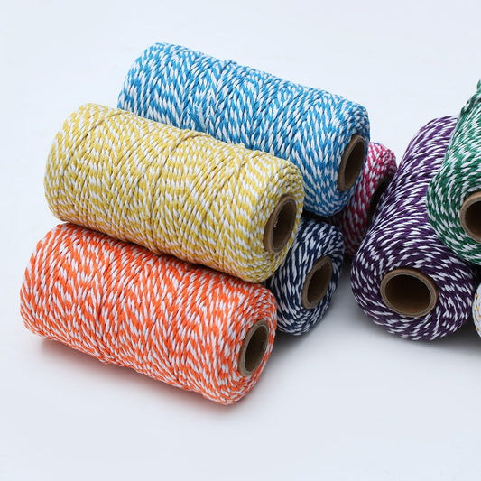 100m/roll DIY Colorful 2ply Bakers Twine String