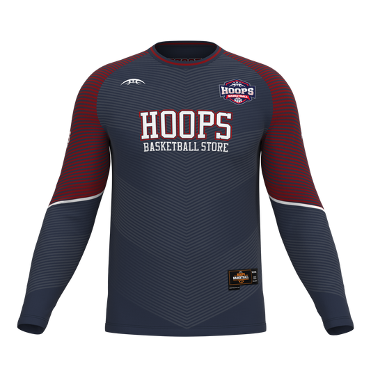 Custom Digital Print Basketball Warm-Up Shirt - 1019