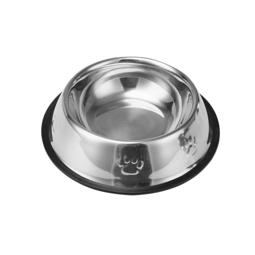Premium Anti-Skid Stainless Steel Pet Bowl for Medium to Large Pets | Family Pet | Kitchen + Metal
