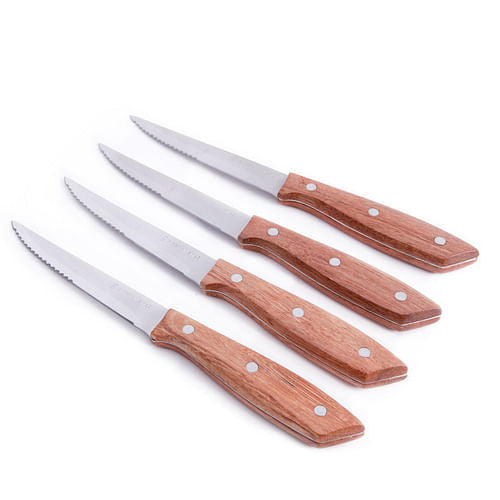 Gibson Home Seward 4 Piece Stainless Steel Steak Knife Cutlery Set