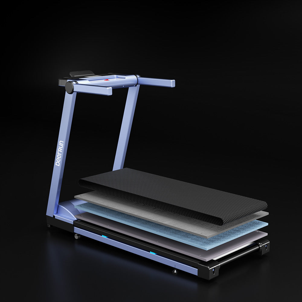 DeerRun A1 Pro Move+ 6% Incline Foldable Treadmill——2025 Upgraded Chip & NFC Support | 350Lbs, 10mph