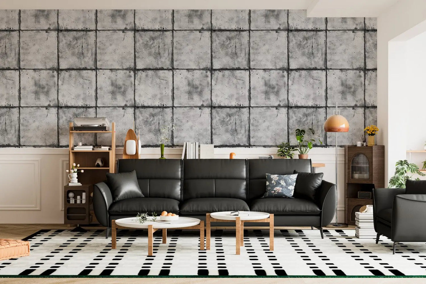 Urban Monolith Tile Wallpaper