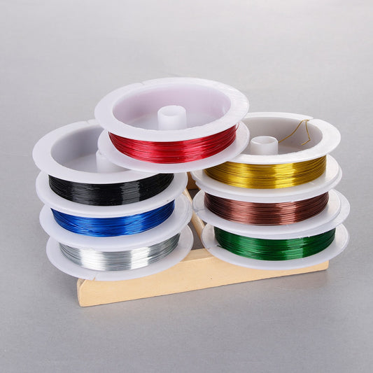 10m Iron Wire 0.5mm Spool Soft DIY String Jewelry