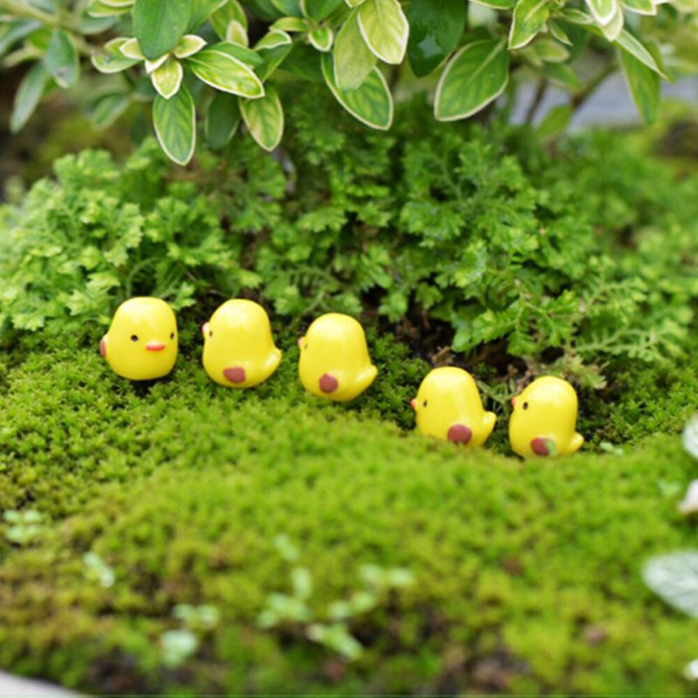 10pcs Easter Party Mini Chicken Ornament Lovely