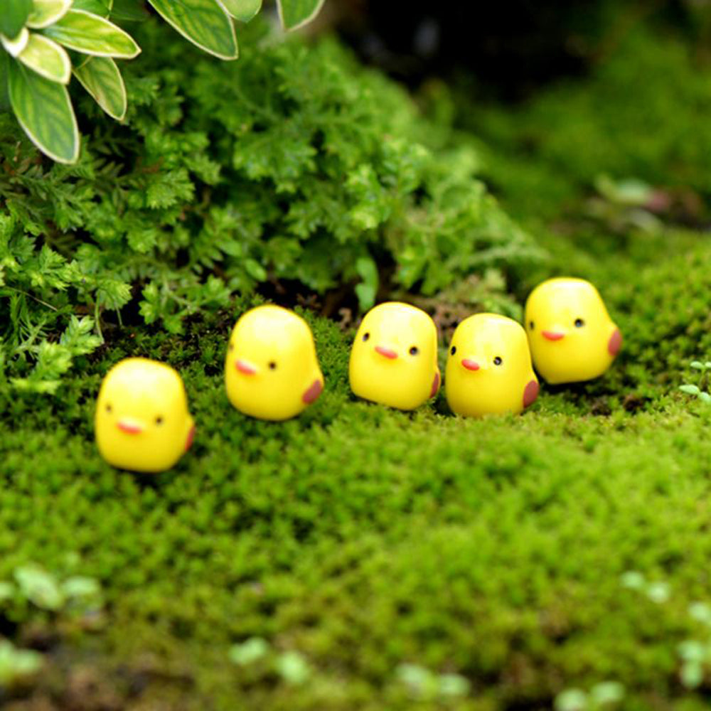 10pcs Easter Party Mini Chicken Ornament Lovely