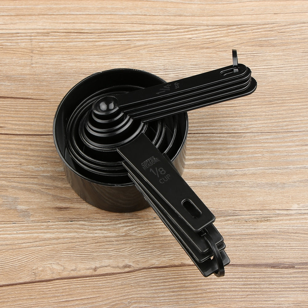 10pcs/SET Black Fashion Measuring Tools Plastic