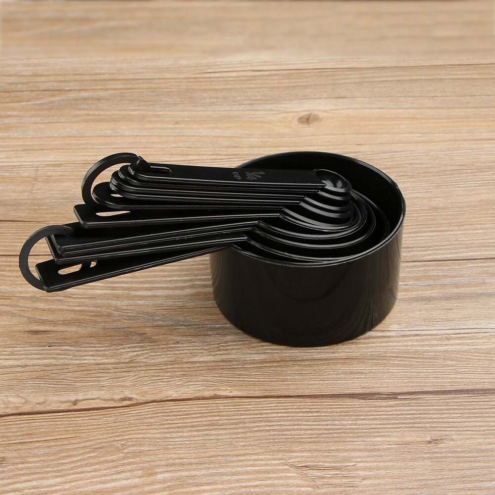 10pcs/SET Black Fashion Measuring Tools Plastic
