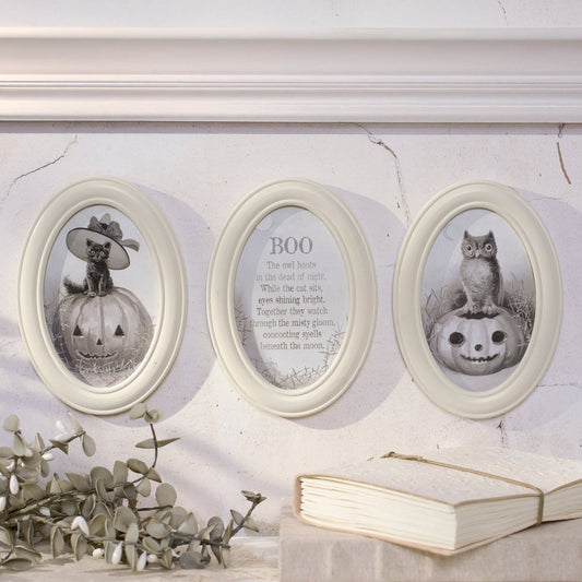 8" - Boo Hanging Decor Set of 3