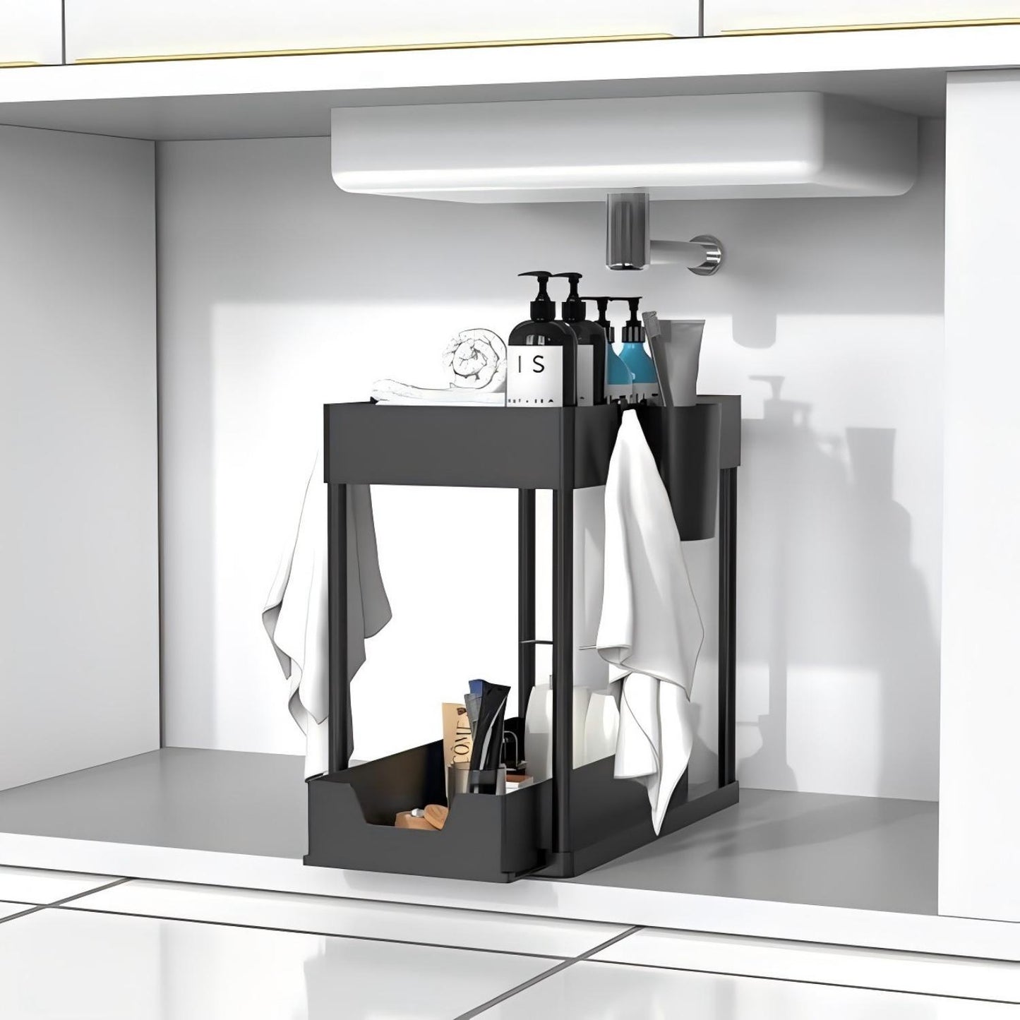 Multi-purpose Kitchen Sink Shelving | Home Organization | Kitchen + Metal