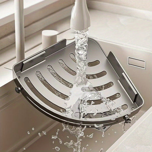 Set of 2 NoDrill Corner Bathroom Storage Shelves