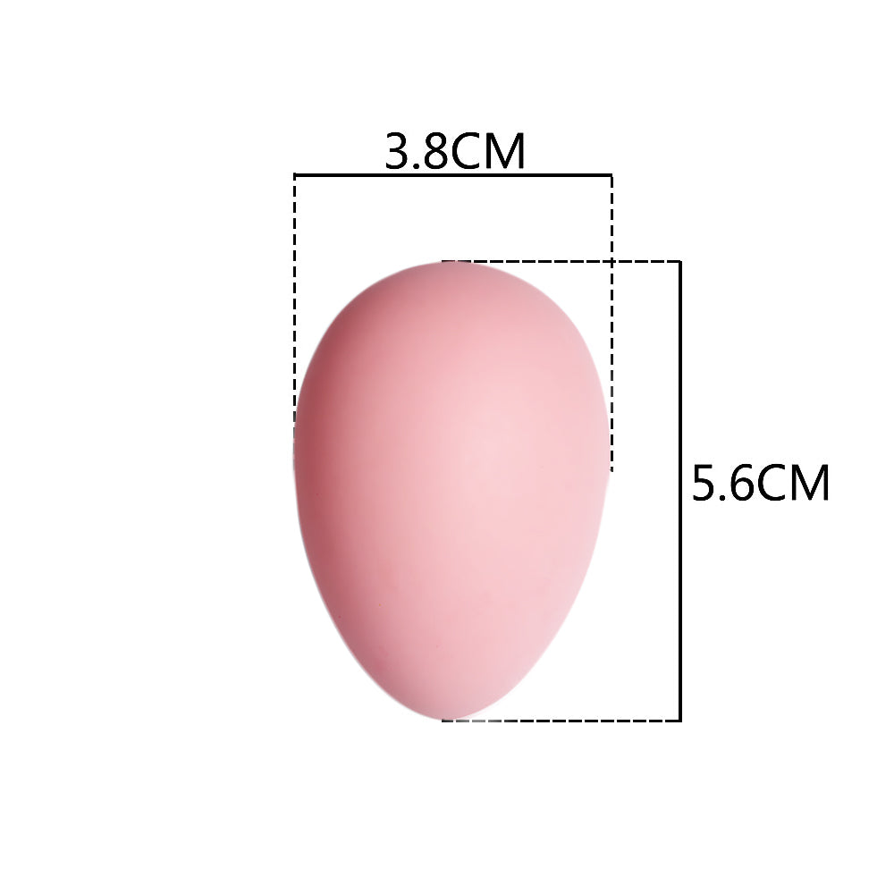 12pcs Mixed Color Plastic Hanging Easter Egg