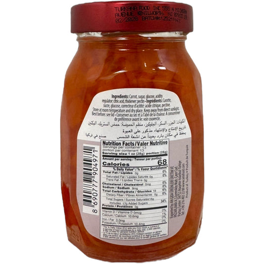 Sera Natural Fruit Preserves Carrot Jam 370g - Gourmet Sweet Delight