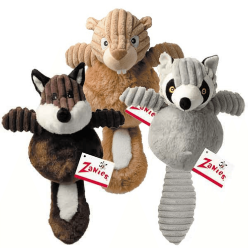 Zanies Country Crew 72-Pack Plush Dog Toy Collection | Kitchen + Metal