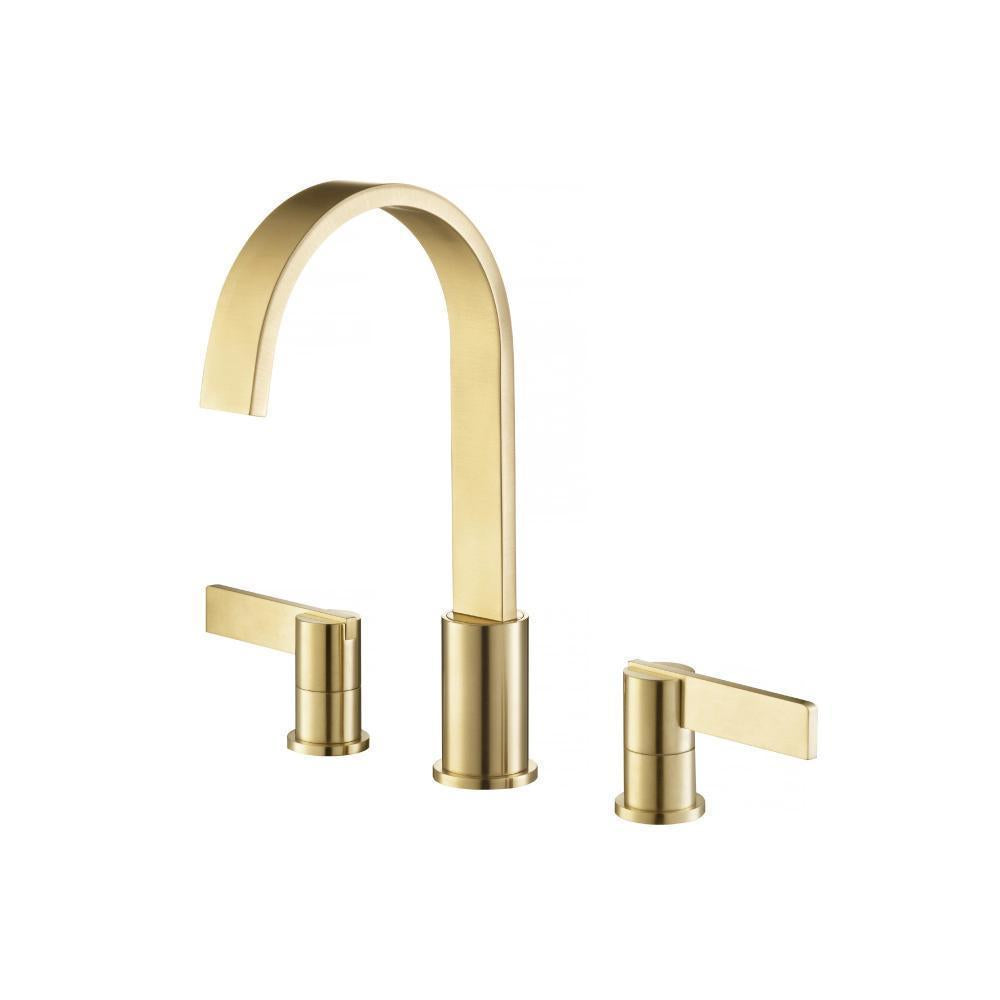 Flusso 145.2410 3 Hole Deck Mount Roman Tub Faucet