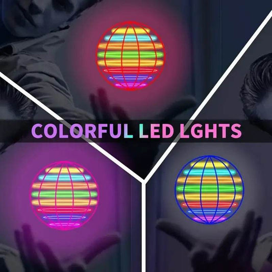 LED Flying Spinner Ball Drone – Magic Hover Toy Gift for Kids