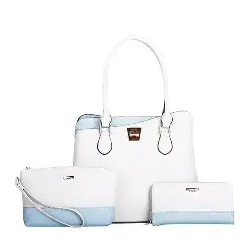 LANY Colorblock Bag Set - 3-Piece Wallet & Pouch | Femstylo