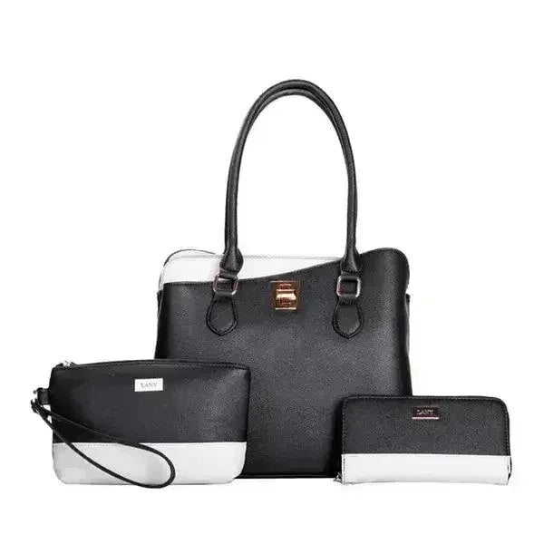 LANY Colorblock Bag Set - 3-Piece Wallet & Pouch | Femstylo