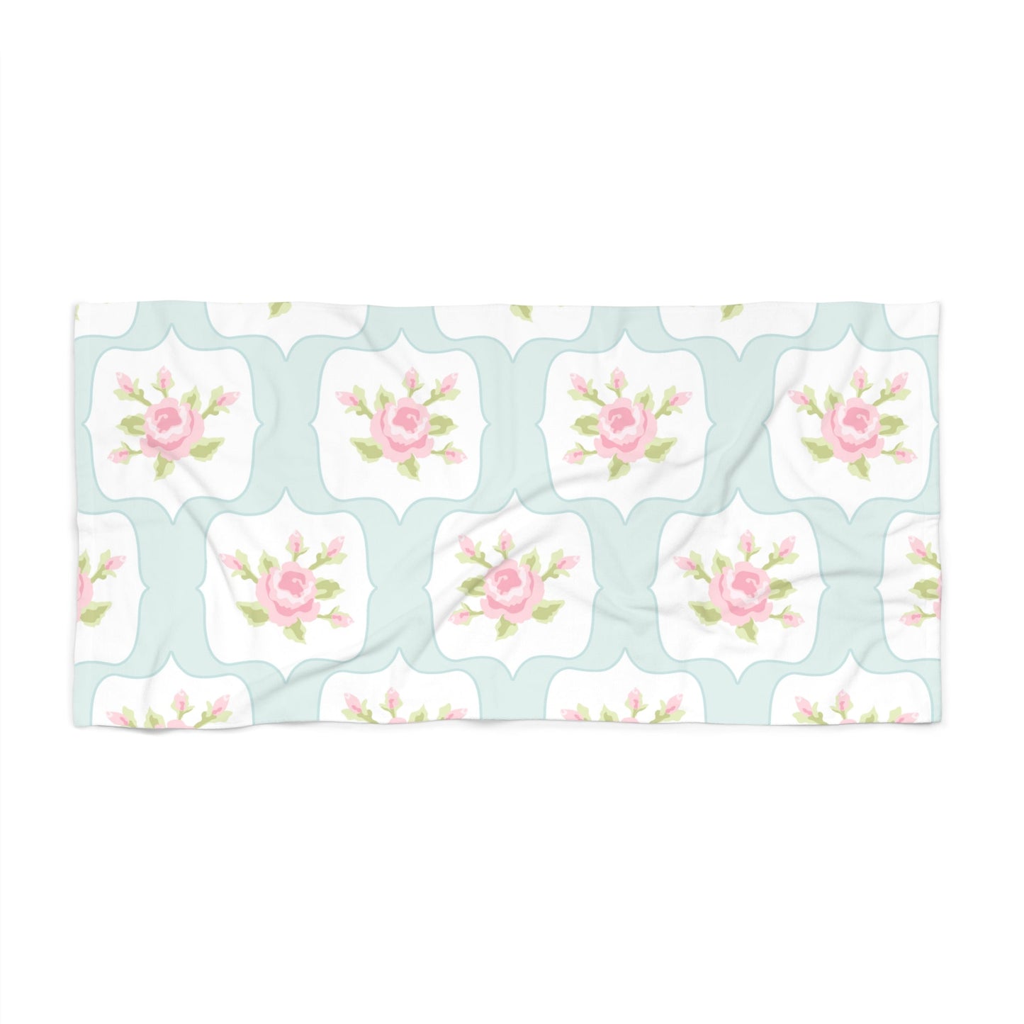 Customizable: Elegant Floral Beach Towel, Summer Accessory, Pool Party Essential, Gift for Beach Lovers, Vacation Must-Have, Outdoor Relaxation