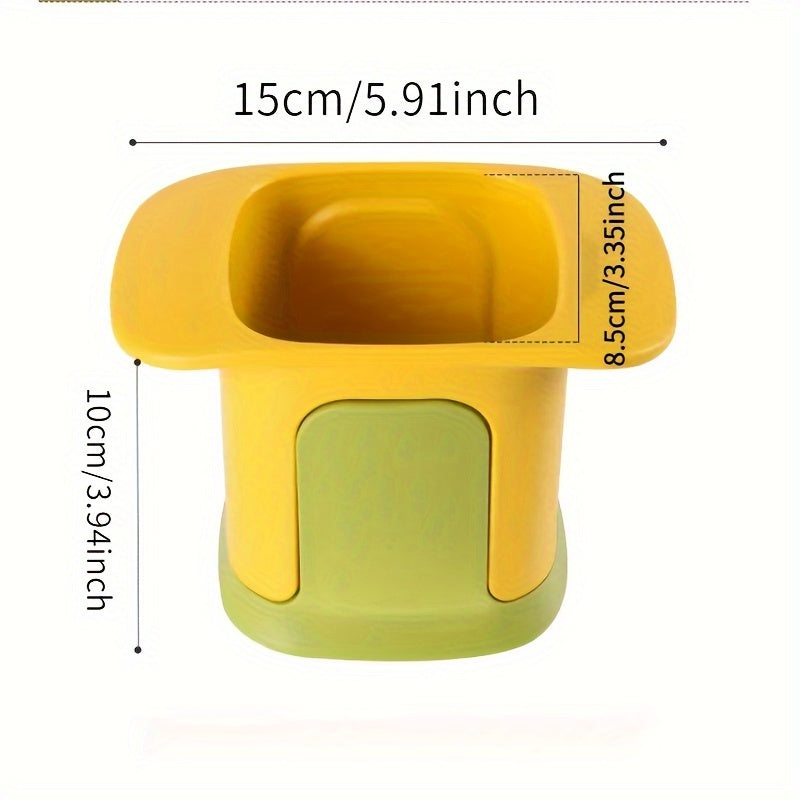 Versatile Manual Vegetable Chopper Fry Cutter Stainless Steel