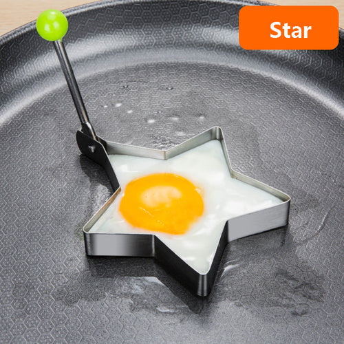 Stainless Steel Kawaii Egg Ring Molds 4 Pack
